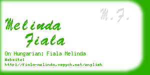 melinda fiala business card